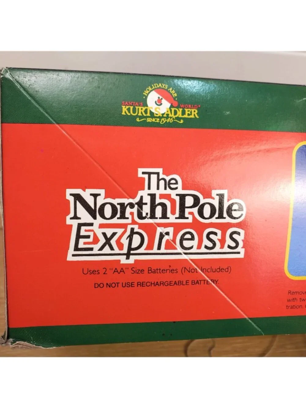 Kurt Adler Musical North Pole Express Train Set (as seen Baby Einstein) Whistle